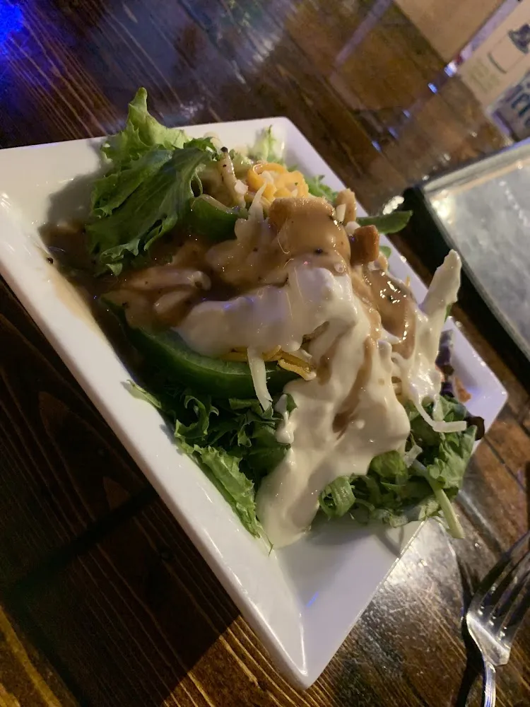 Side Salad with Balsamic and Blue Cheese